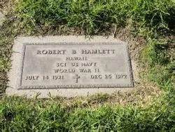 Robert B Hamlett (1921-1972) - Find a Grave Memorial