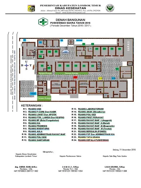 Denah Ruangan Puskesmas Rawat Jalan - Denah Ruangan