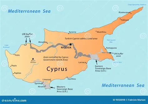 Cyprus Map Vector Illustration | CartoonDealer.com #94543548