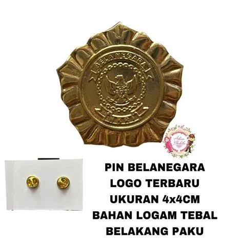 Jual PIN BELA NEGARA KEMHAN LOGO TERBARU BELAKANG PAKU | Shopee Indonesia