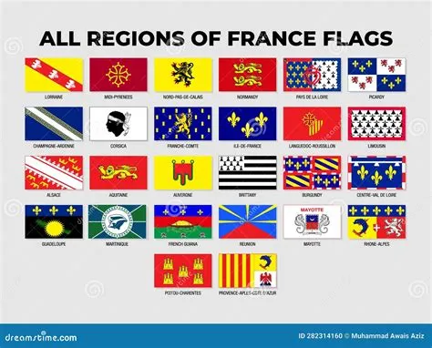 France States and States Flags Collection Design Template Stock Vector ...