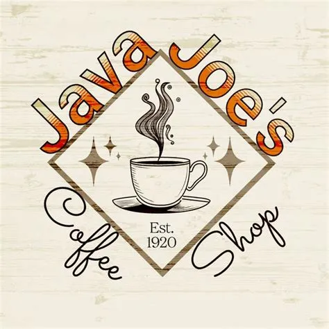Java Joe's Coffee Shop Logo Design Template — Customize it in Kittl
