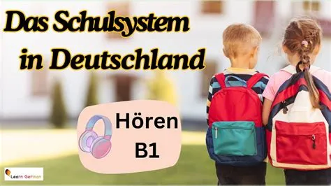 School System in Germany | Schulsystem in Deutschland | Hören | Learn ...