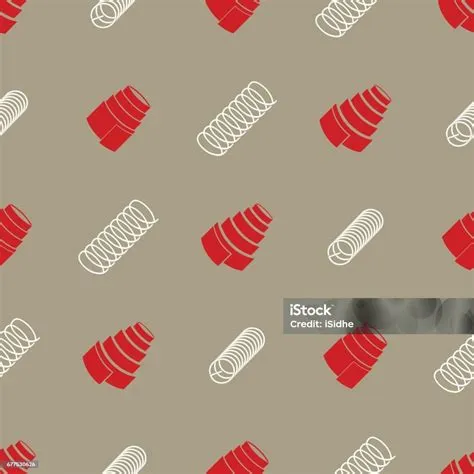 Seamless Pattern With Springs Stock Illustration - Download Image Now ...