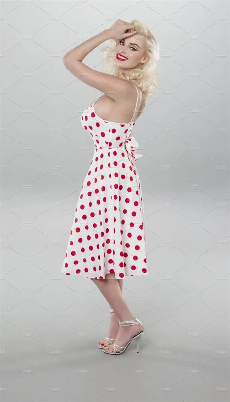 Pinup model stock photo containing polka dot and pinup | Beauty ...