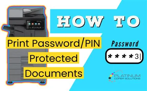 How To: Print Confidential Password/PIN Protected Documents