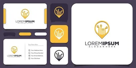 Premium Vector | Abstract pin tech logo design