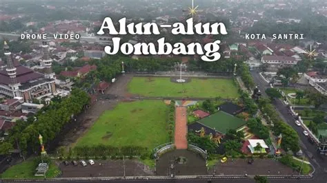 ALUN-ALUN JOMBANG I Drone Video Keindahan Alun Alun Jombang Jawa Timur ...