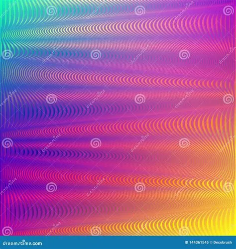 Rainbow Gradient Background Glitch Effect. Holographic Neon Background ...