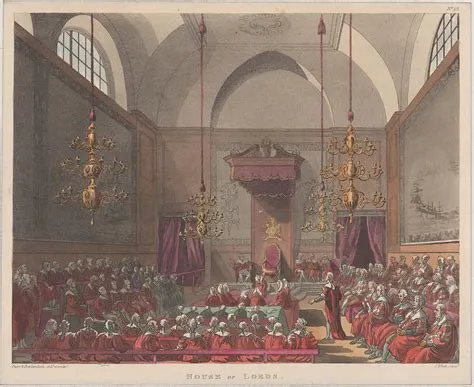 Designed and etched by Thomas Rowlandson - House of Lords - The ...
