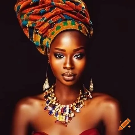 Beautiful woman from ghana on Craiyon