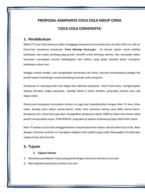 Dokumen - Tips - Proposal Kampanye Cocacola | PDF