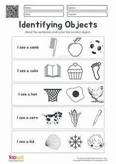 School objects interactive and downloadable worksheet. You can do the ...