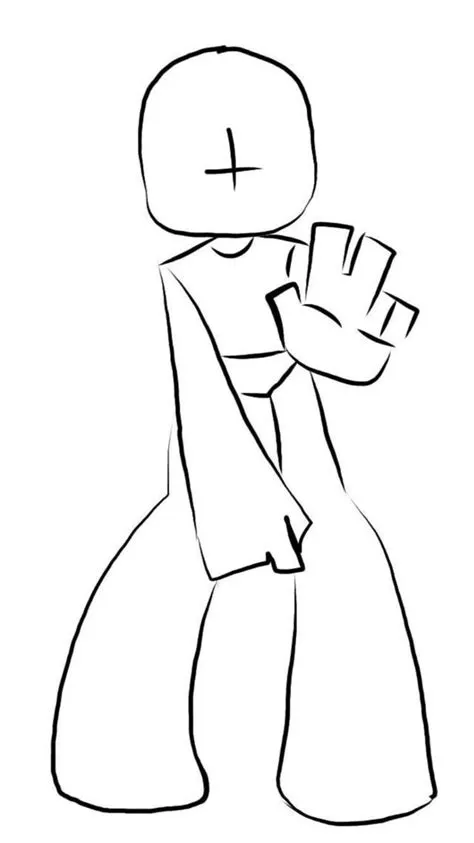 novo pin | Drawing base, Cartoon body, Easy drawings sketches