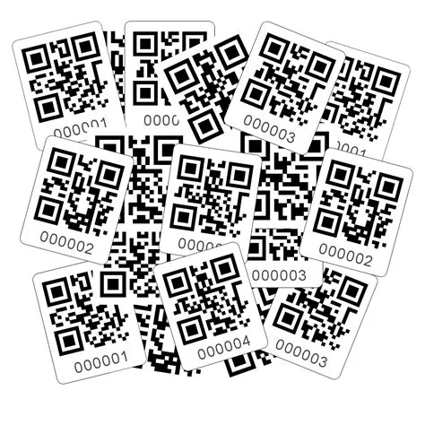 100 QR code stickers - QR Code Stickers and Labels