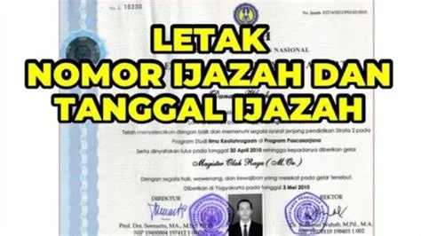 Letak Tanggal Ijazah Dan Nomor Ijazah S1 Cara Mel – Eroppa