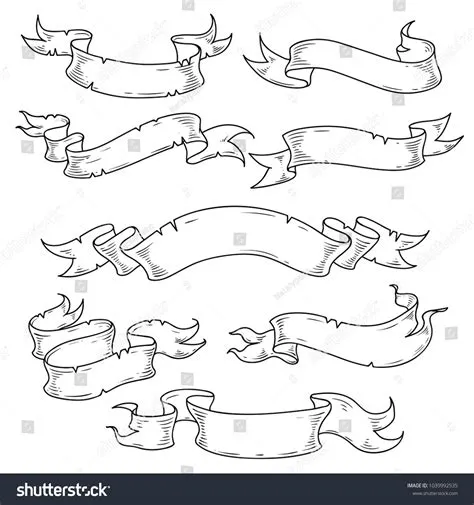 Blank Scroll Tattoo Designs