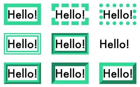 Border Style Types Css at Chris Henry blog