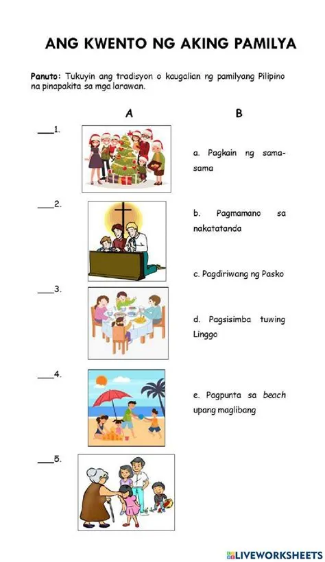Deped Matatag Lesson Plan Kindergarten Pamilya Clipart Black