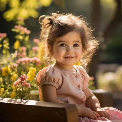 Premium Photo | Cute baby girls with nice smile