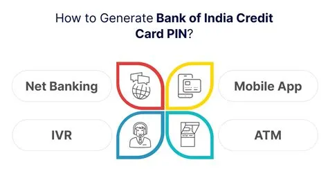 Bank of India Credit Card PIN Generation by Net Banking, Mobile App ...