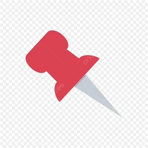 Pinned Paper Clipart Transparent PNG Hd, Vector Paper Pin Icon, Pin ...