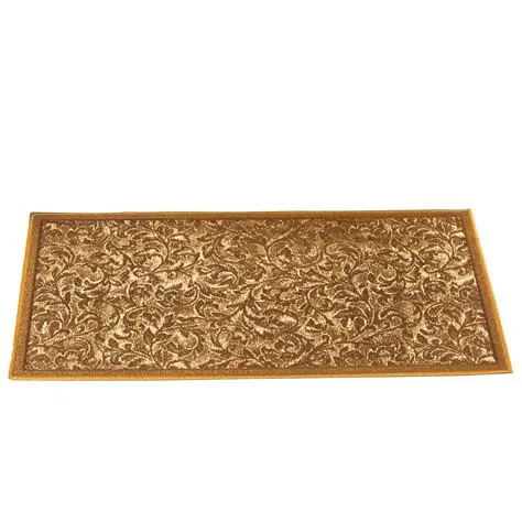 Collections Etc Siena Elegant Scrolling Leaf Design Accent Rug ...