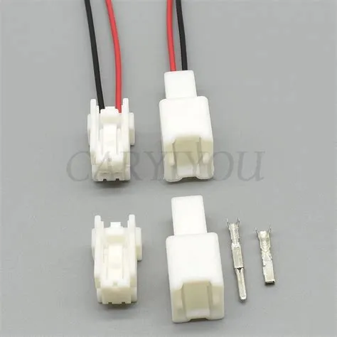 2 Pin Male Female Automotive Plastic Housing Plug Wiring Harness Unsea ...