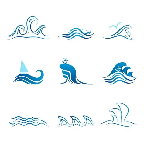 12 Free Vector Graphics Waves Images - Ocean Wave Vector, Wave Vector ...