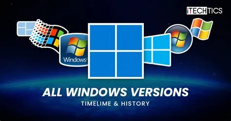 Windows Operating System Versions