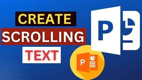 How Do I Insert A Scrolling Text Box In Powerpoint at Mallory Sauer blog