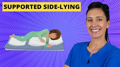 Change Position to Supported Side Lying CNA Skill - YouTube