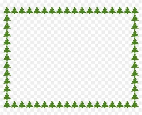 Tree Borders Clip Art Border Clipart - Christmas Tree - Free ...