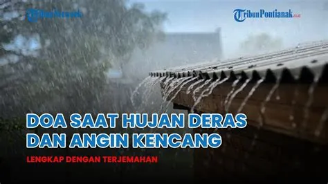 ®️🔴 Doa saat Hujan Deras dan Angin Kencang di Malam Hari - YouTube