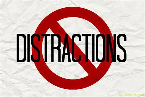 Middle School Students: Minimize distractions. | Distractions, Avoid ...
