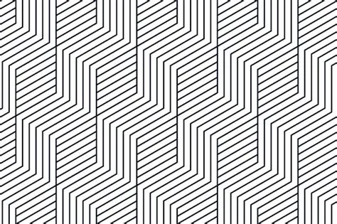 Patrón de líneas abstractas planas lineales | Vector Gratis