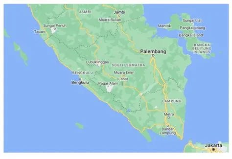 Map of the research locations: South Sumatra, Bengkulu, and Jambi ...