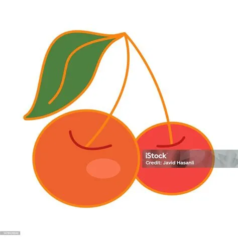 Lustige Groovige Retrocliparts Mit Kirsche 60er 70er 80er Jahre ...