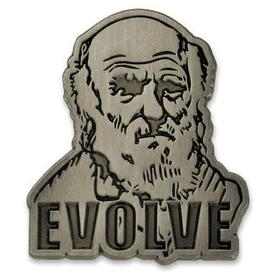 Darwin Evolve Pin | PinMart