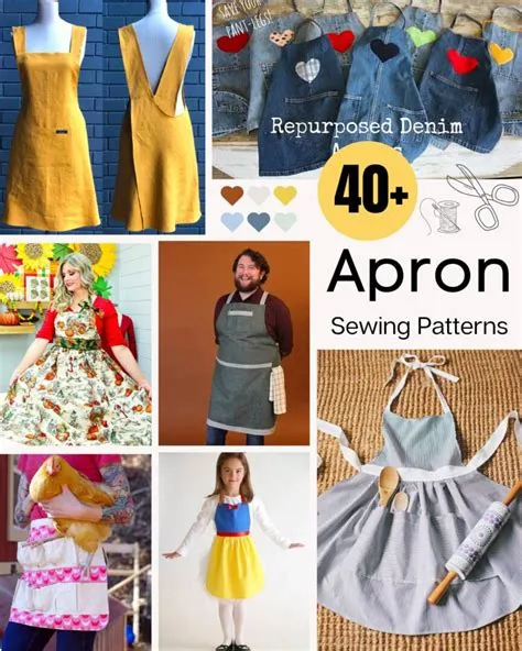 Printable Apron Sewing Pattern at Helen Porter blog