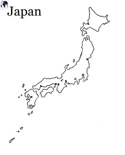 Printable Japan Blank Map with Outline, Transparent Map PDF | Japan map ...