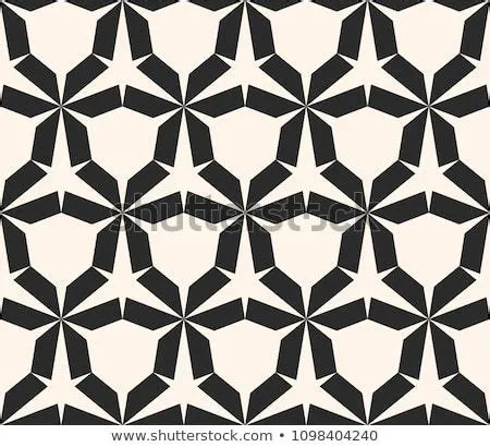 Vector seamless geometric pattern. Abstract black and white texture ...