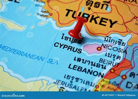 Cyprus map stock image. Image of area, economic, economy - 45776951