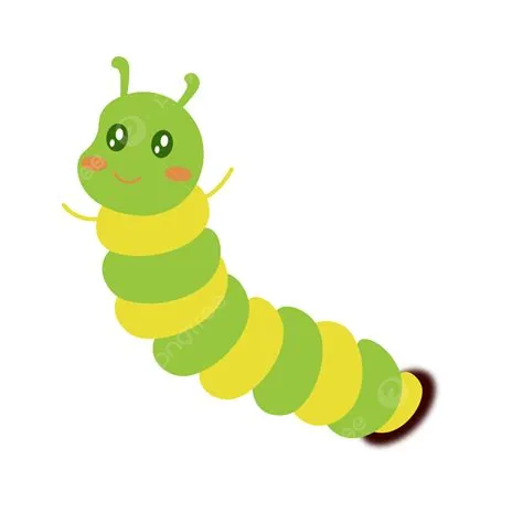 Green Bug Cartoon Cute Caterpillar Clipart Hd, Caterpillar, Bug ...