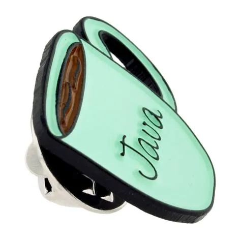 Java Coffee Mug Pin | PinMart