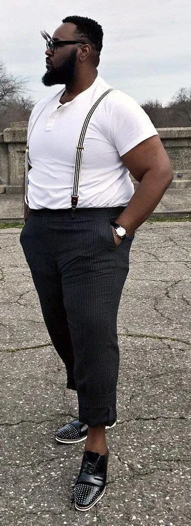 Fat Men Guide To look Stunning Effortlessly | Fat men outfit, Outfits ...