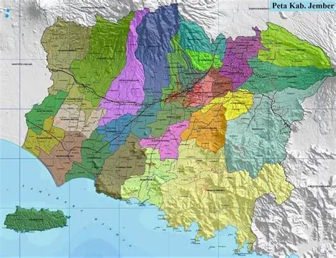 Peta Kabupaten Jember Terbaru HD Lengkap dan Keterangannya