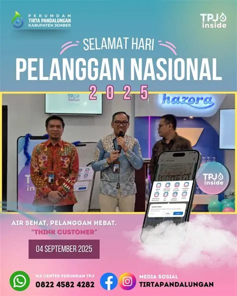 Hari Pelanggan Nasional 2025, Perumdam Tirta Pandalungan Jember ...