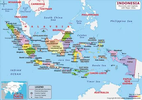 Indonesia Map | HD Political Map of Indonesia