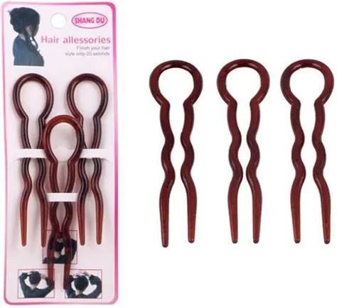 Michear Lady Style Hair Pins,12PCS U-Shaped Hair Pins Hair Stick ...